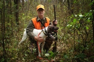 Rodger and Heidi in Grouse covert